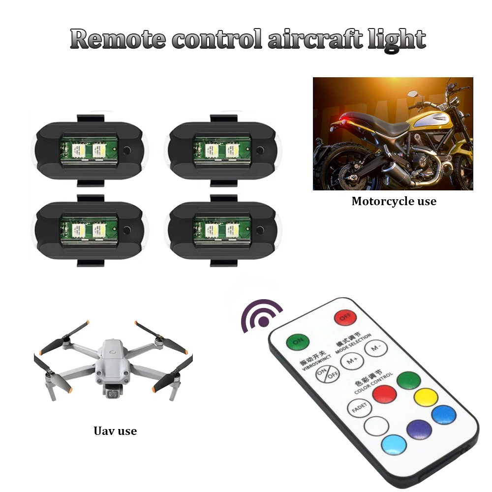 Drone Led Light - 1 szt. Zdalnie sterowany lampka magnetyczna