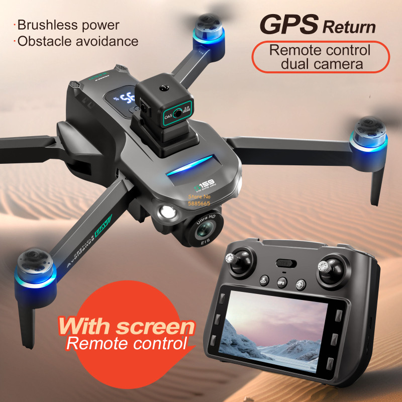 Drone Gps Module - Podwójna kamera 8K 5G WIFI FPV