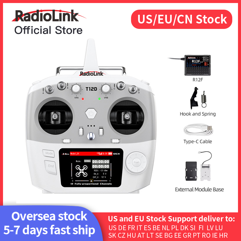 Drone Transmitter - Radiolink T12D ELRS 12-kanałowy nadajnik, odbiornik
