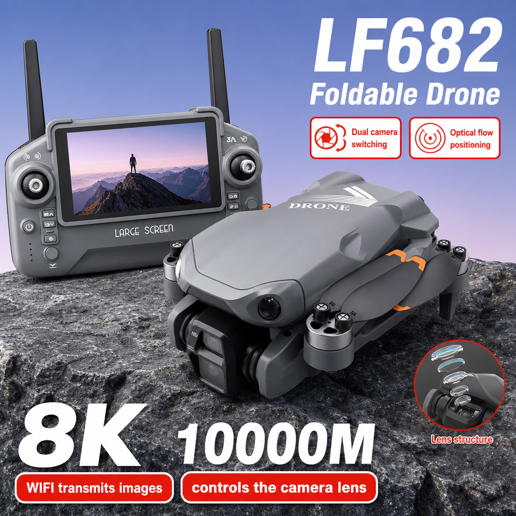 Drone Gps Module - Zdjęcia lotnicze z drona LF682, 8K