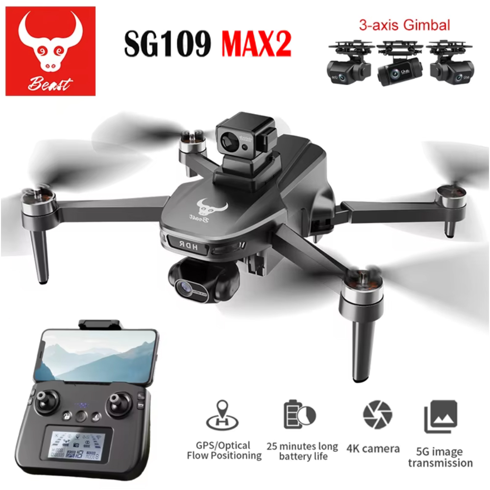 Drone Gimbal - SG109 MAX2 profesjonalny dron z kamerą