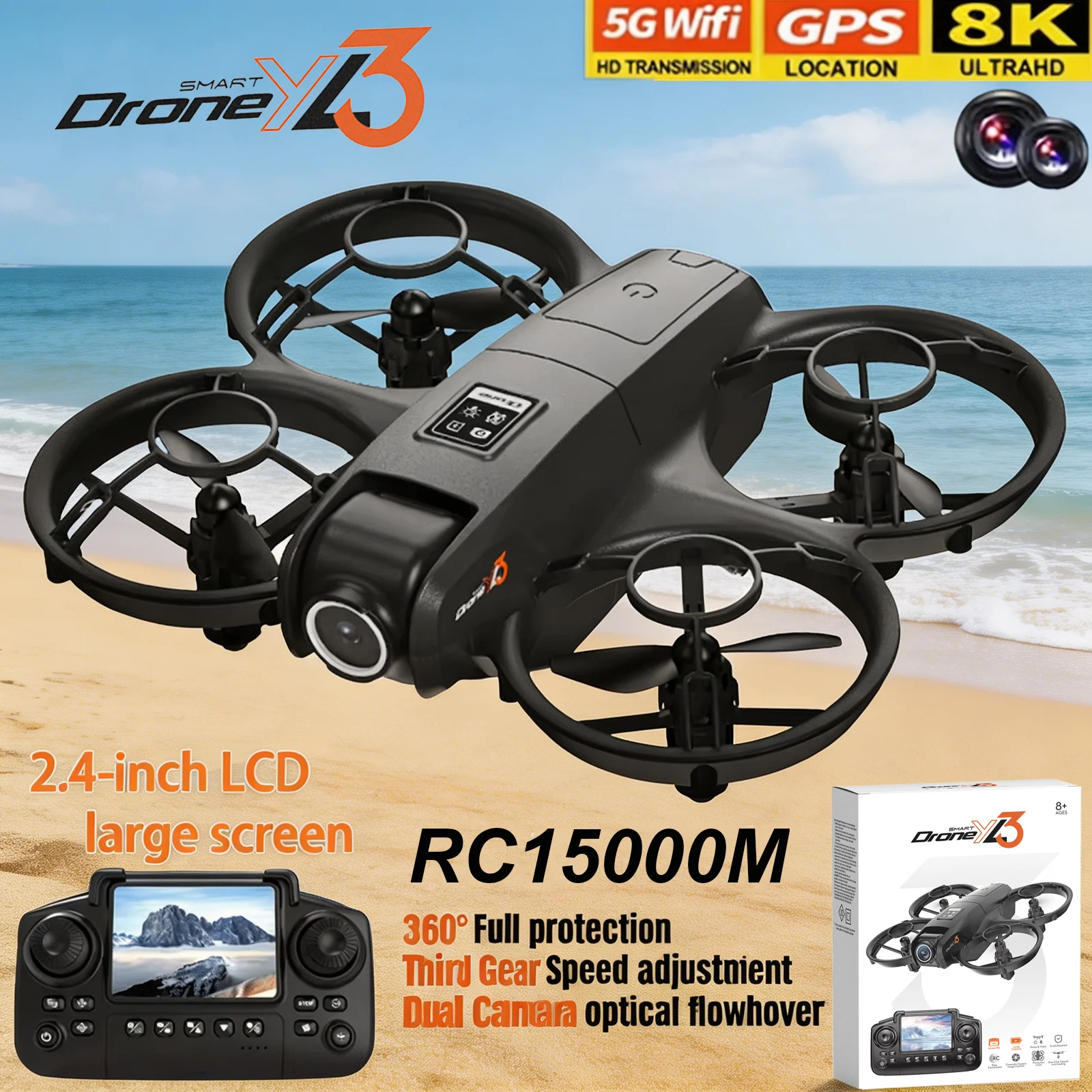 Drone Gps Mount - Nowy dron RC YL3 8K 1080P