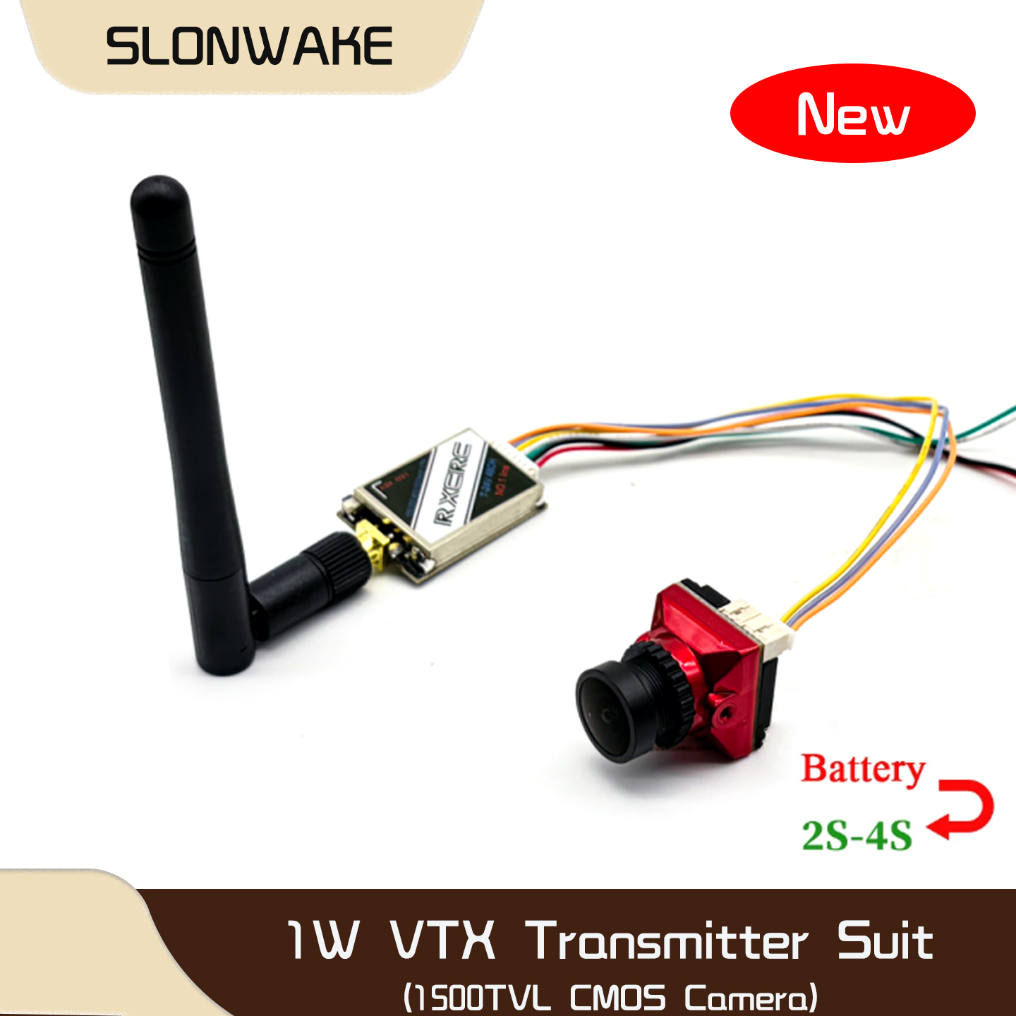 SLONWAKE 5.8G 48CH 1W VTX 100/ – Drone Transmitter recenzja i cena