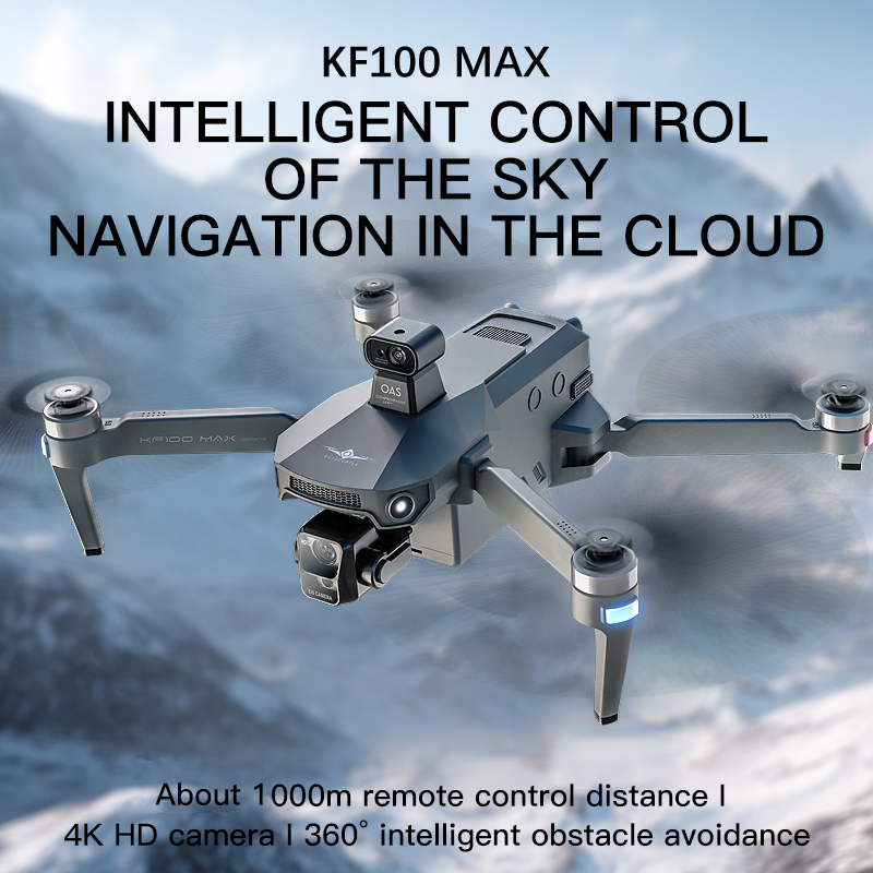 Dron GPS KF100 MAX Kamera 4K 3 – Drone Gimbal recenzja i cena