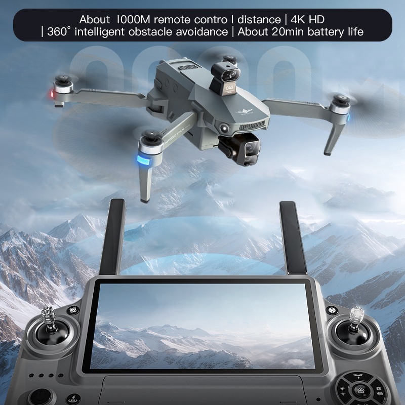 Dron GPS KF100 MAX Kamera 4K 3 – Drone Gimbal recenzja i cena