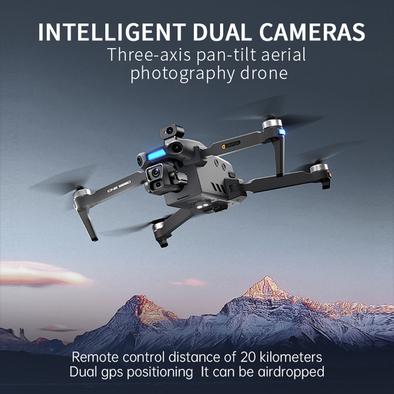 Nowy dron z podwójną kamerą 8K – Drone Gps Module recenzja i cena