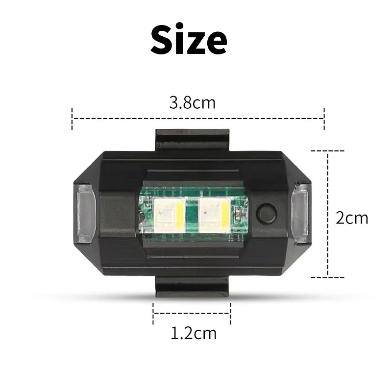 Motocyklowa lampka stroboskopo – Drone Led Light recenzja i cena