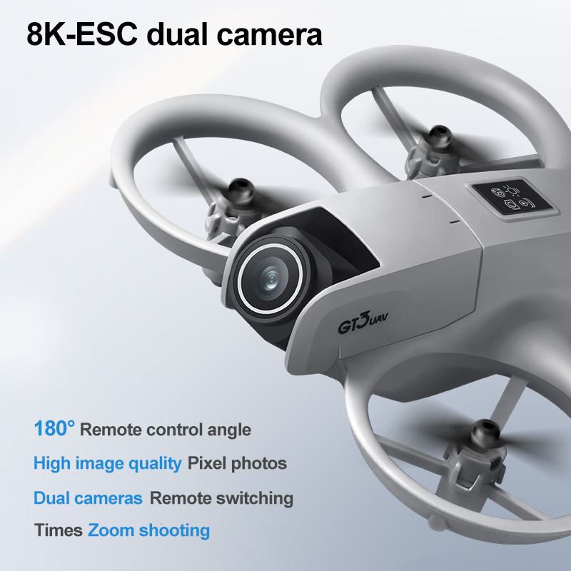 Nowy dron GT3 z ekranem, mini  – Drone Esc recenzja i cena